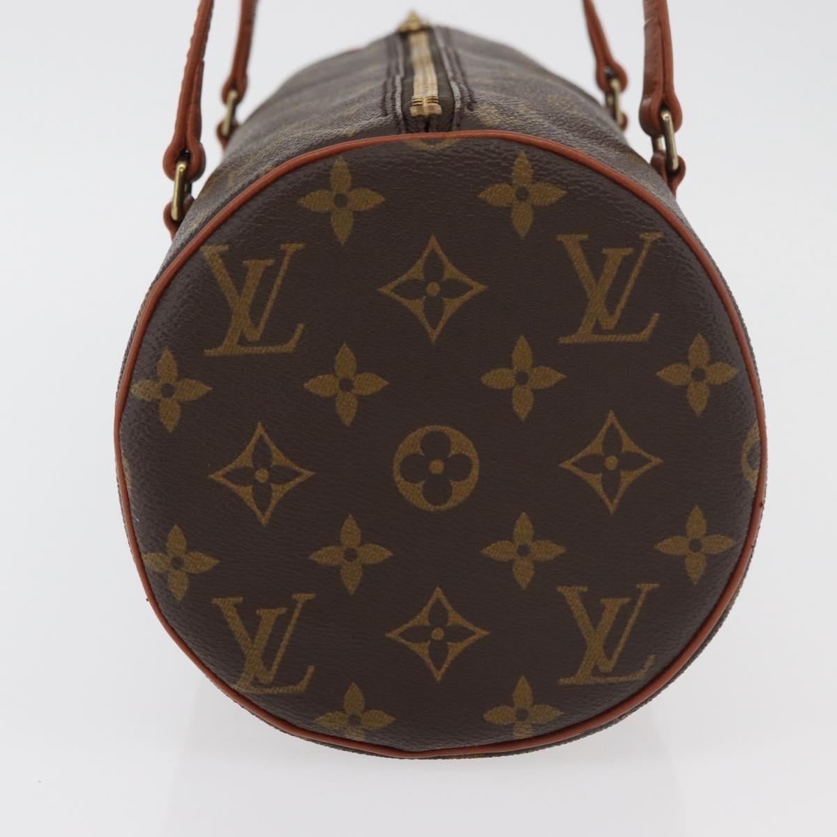 Louis Vuitton Papillon Handbag Monogram Canvas Brown Canvas Handbag (Pre-Owned)