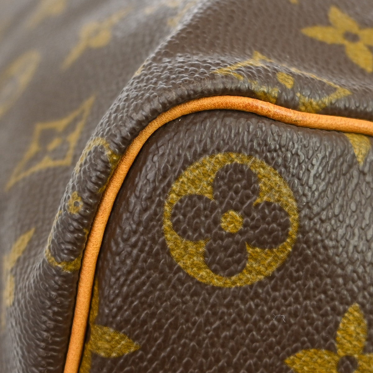 Louis Vuitton Speedy Handbag Monogram Canvas Brown Canvas Handbag (Pre-Owned)