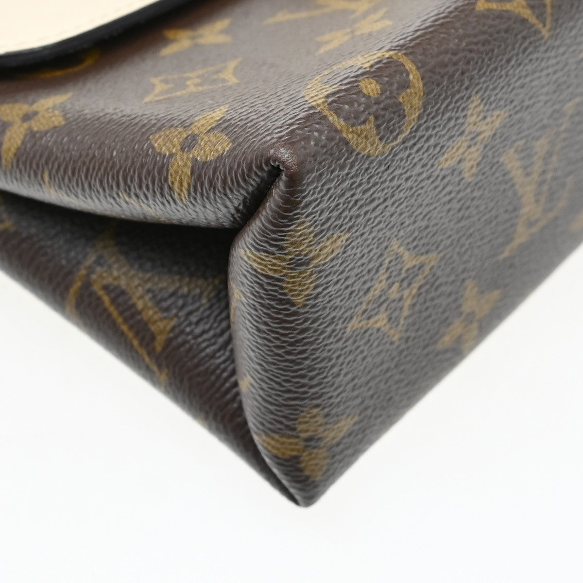 Louis Vuitton Locky Handbag Monogram Canvas With Leather Brown Canvas Handbag (Pre-Owned)
