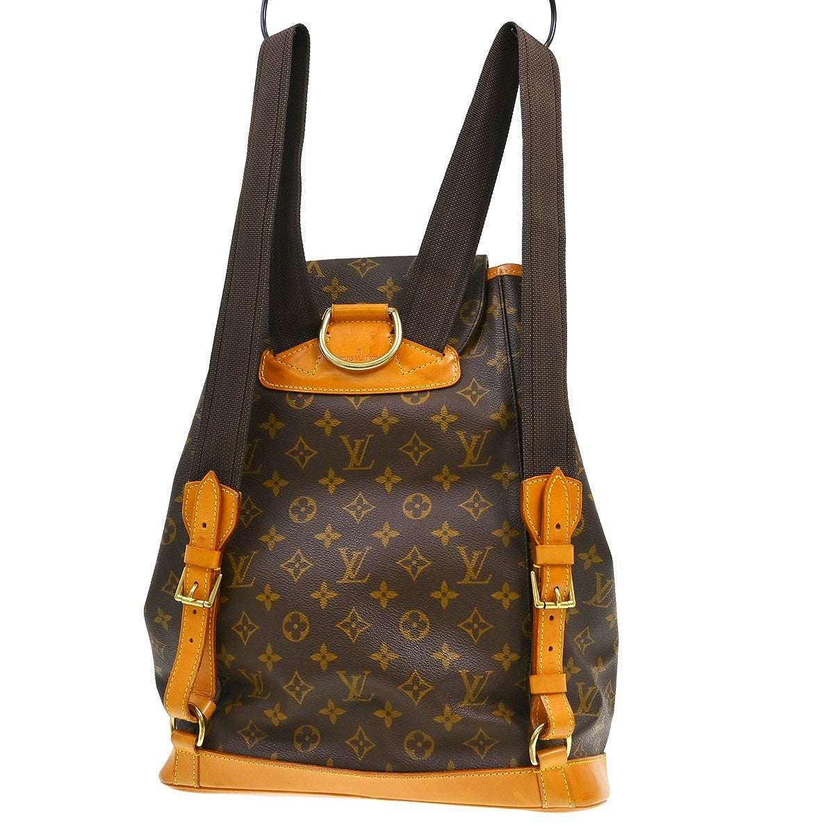 Louis Vuitton Vintage Montsouris Backpack Monogram Canvas Brown Canvas Backpack Bag (Pre-Owned)