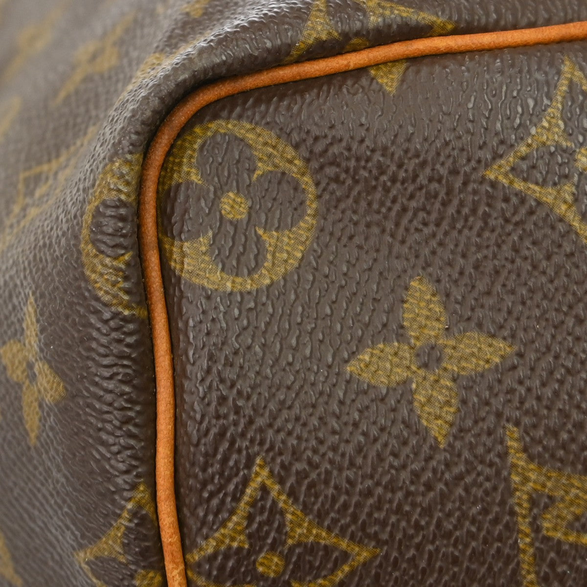 Louis Vuitton Speedy Handbag Monogram Canvas Brown Canvas Handbag (Pre-Owned)