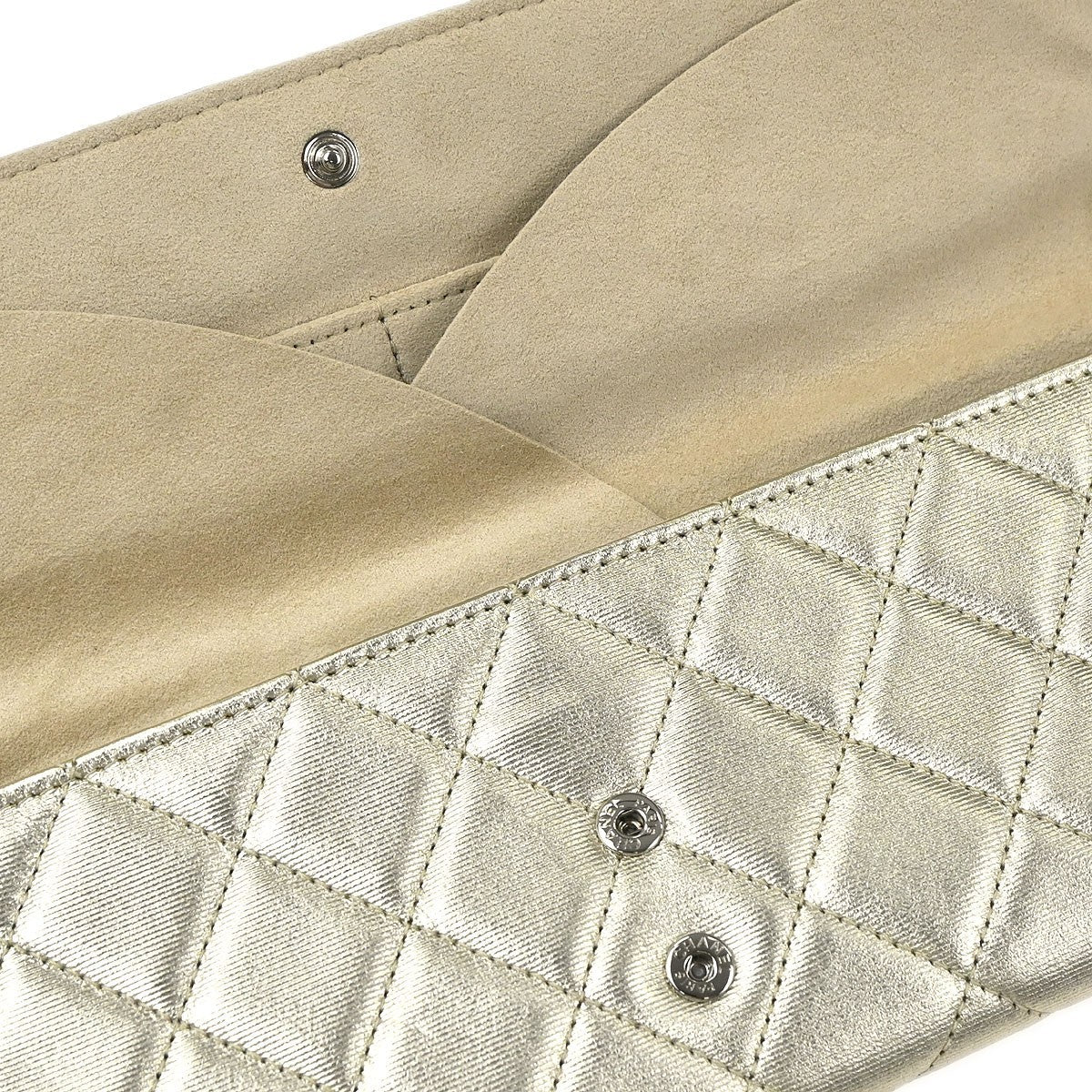 Chanel Reissue 2.55 Clutch Leather Gold Leather Clutche & Pouche Bag (Pre-Owned)