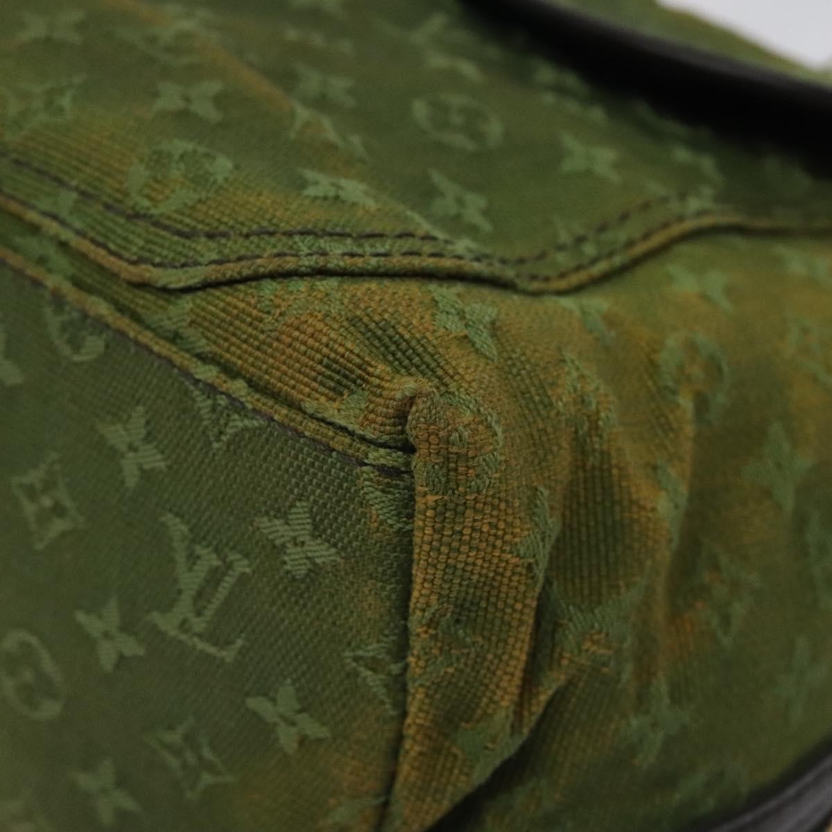 Louis Vuitton Sac Mary Kate Handbag Mini Lin Khaki Canvas Handbag (Pre-Owned)
