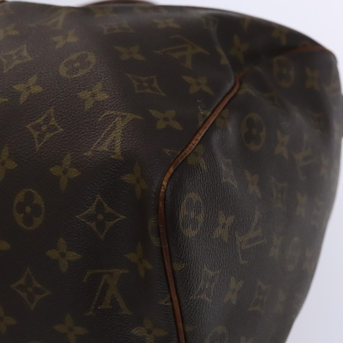 Louis Vuitton Keepall Bag Monogram Canvas Brown Canvas Travel Bag Bag (Pre-Owned)