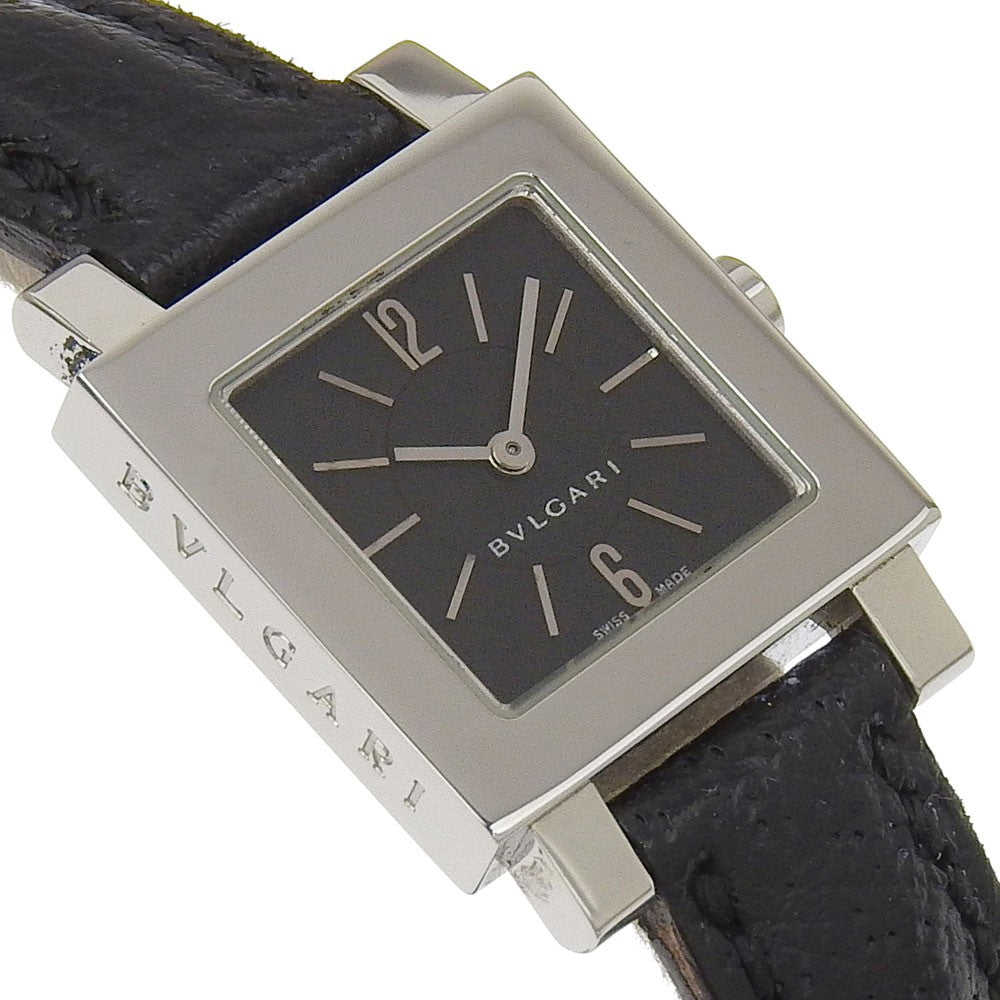 Bvlgari Quadrato Quartz Watch Stainless Steel Watch (Pre-Owned)