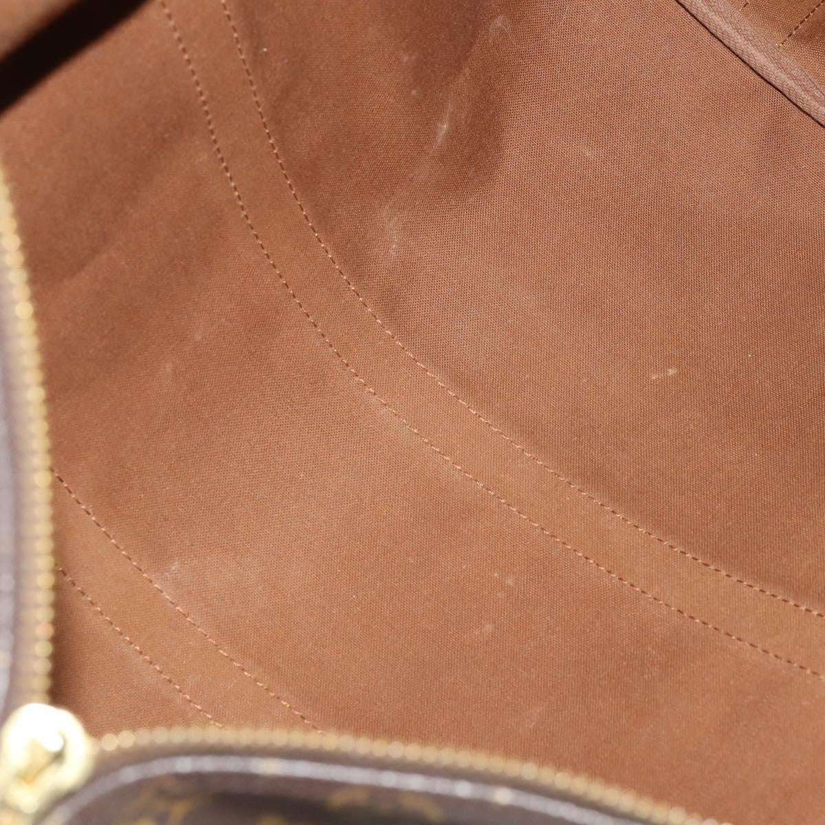 Louis Vuitton Keepall Bandouliere Bag Monogram Canvas Brown Canvas Travel Bag Bag (Pre-Owned)