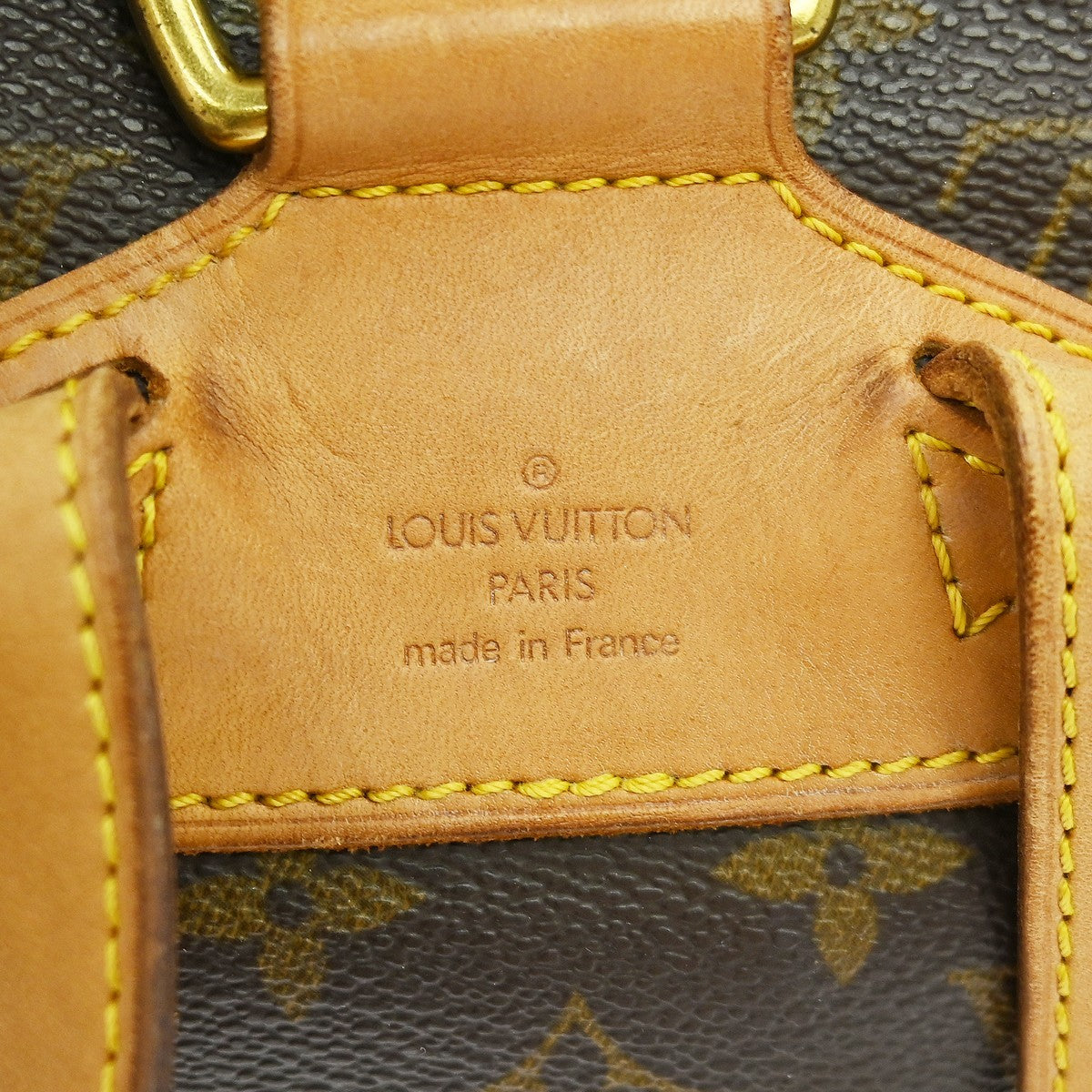 Louis Vuitton Montsouris Backpack Monogram Canvas Brown Canvas Backpack Bag (Pre-Owned)