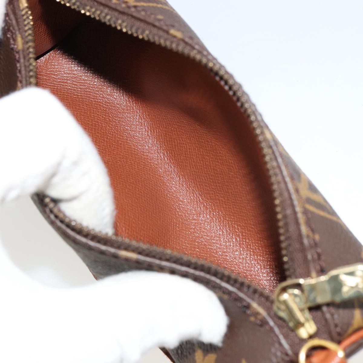 Louis Vuitton Papillon Pochette Monogram Canvas Brown Canvas Clutche & Pouche Bag (Pre-Owned)