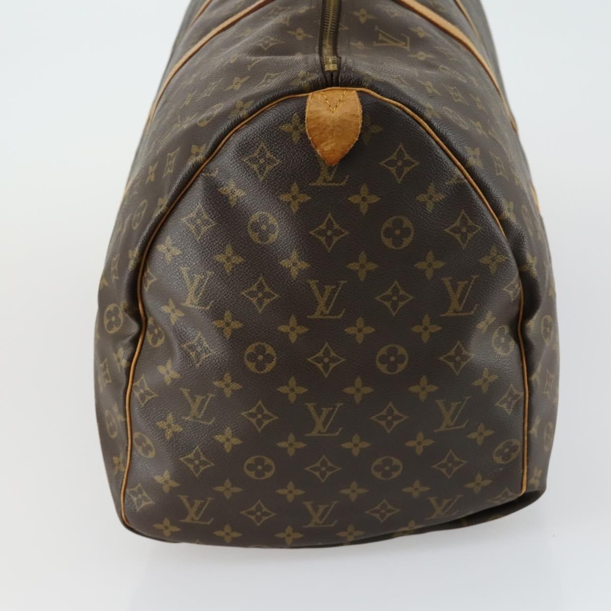 Louis Vuitton Keepall Bag Monogram Canvas Brown Canvas Travel Bag Bag (Pre-Owned)