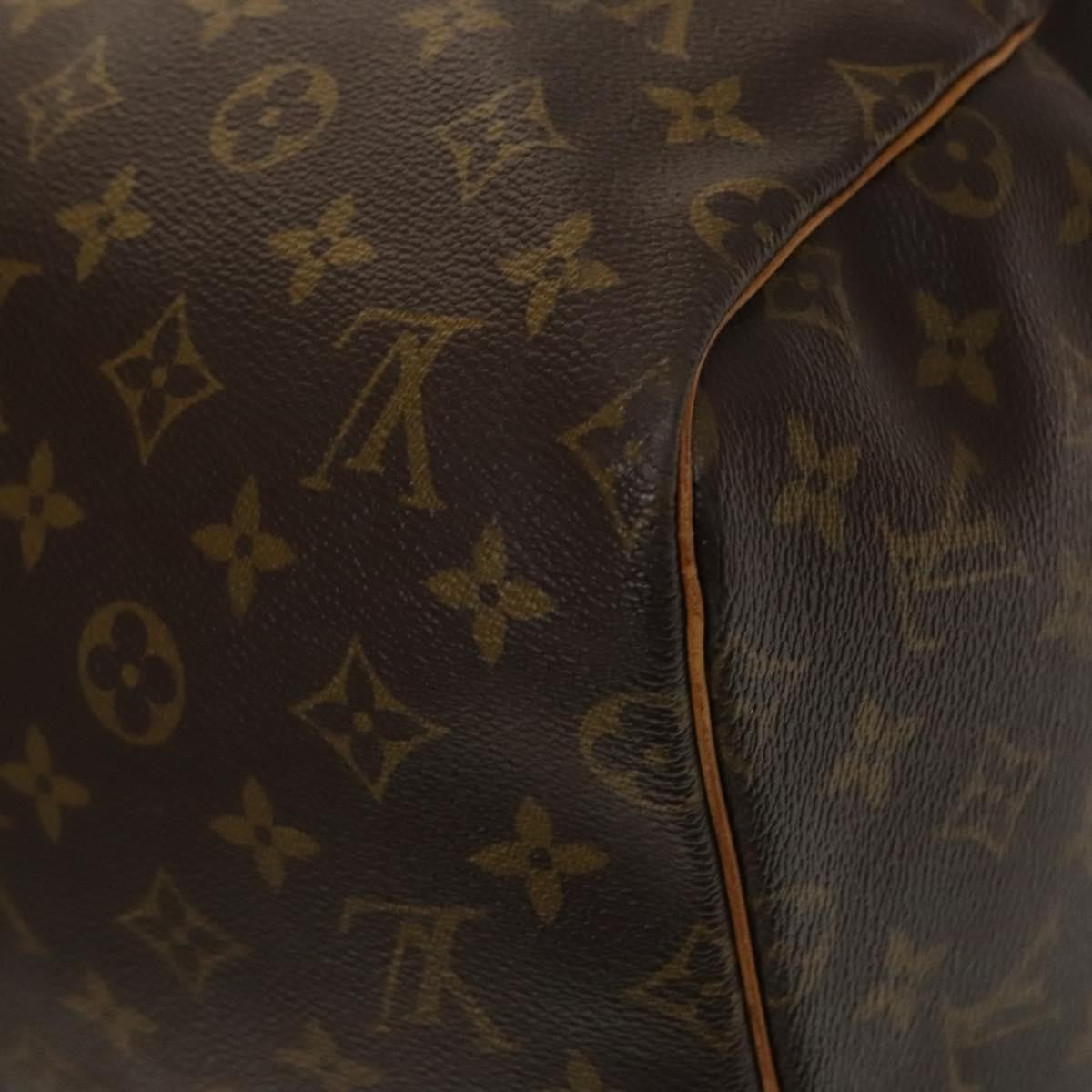 Louis Vuitton Keepall Bag Monogram Canvas Brown Canvas Travel Bag Bag (Pre-Owned)