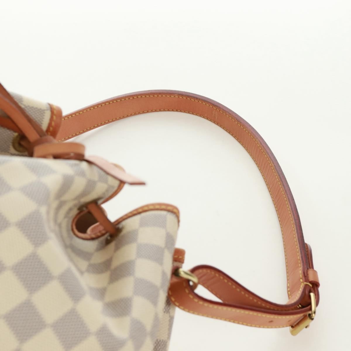 Louis Vuitton Noe Handbag Damier Beige Canvas Shoulder Bag Bag (Pre-Owned)