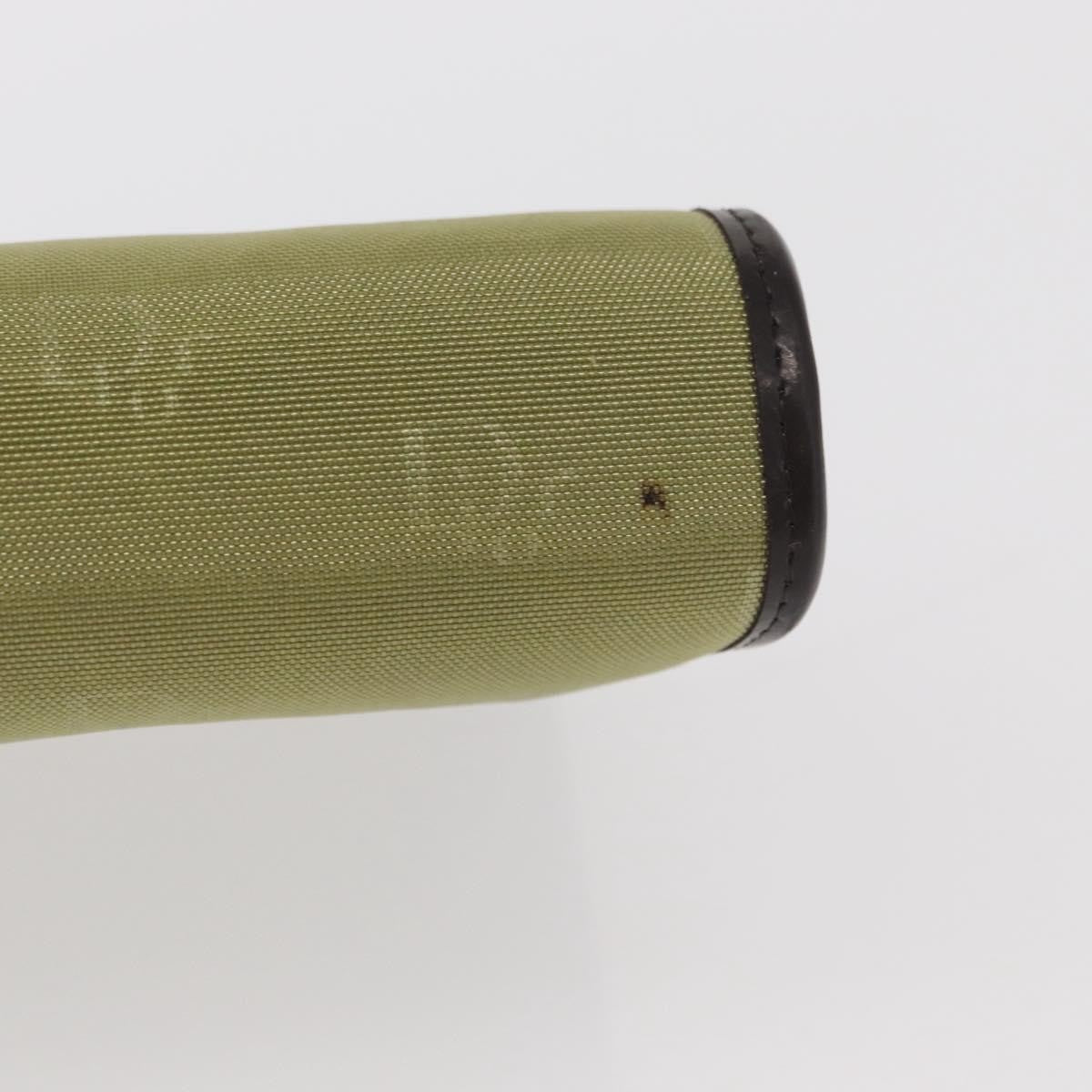 Christian Dior Trotter Pouch Canvas Green Canvas Clutche & Pouche Bag (Pre-Owned)