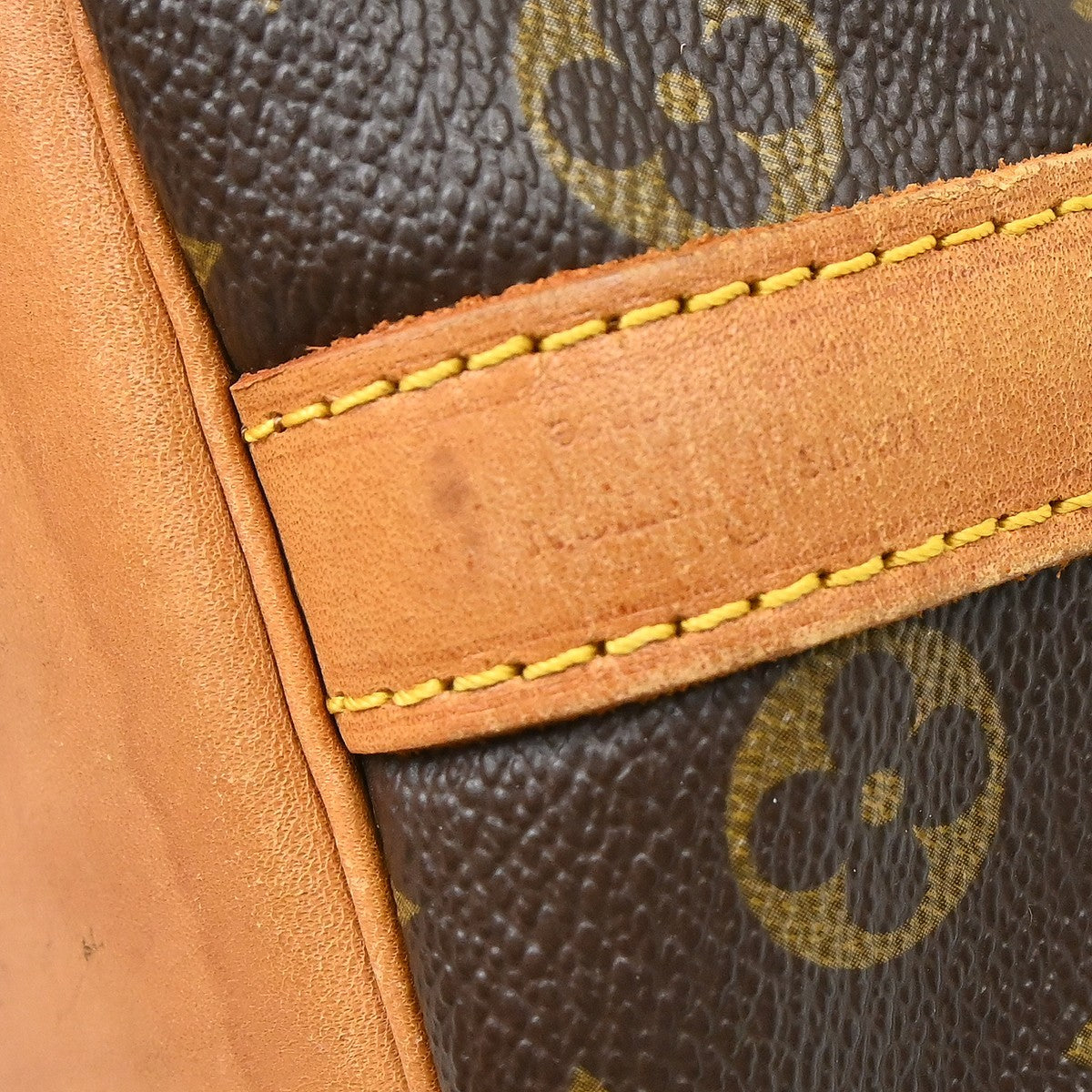 Louis Vuitton Petit Noe Handbag Monogram Canvas Brown Canvas Shoulder Bag Bag (Pre-Owned)