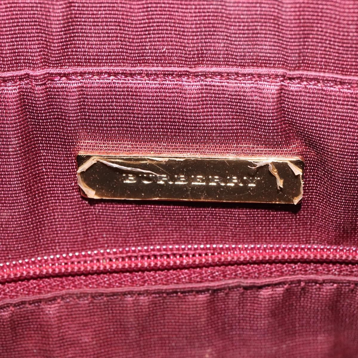 Burberry Nova Check Tote Canvas Check Pattern Beige Canvas Bag (Pre-Owned)