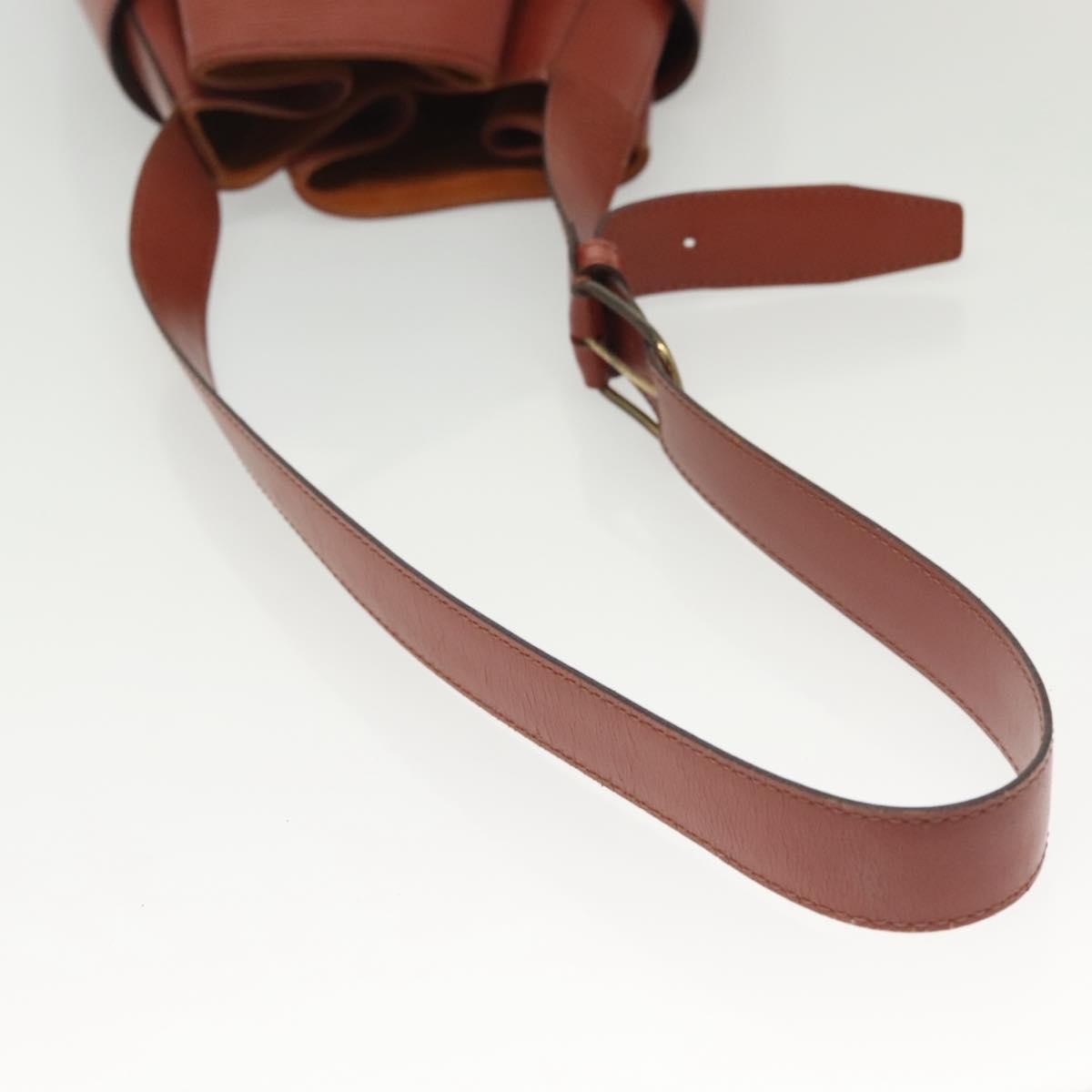 Louis Vuitton Vintage Sac D'epaule Handbag Epi Leather Brown Leather Bag (Pre-Owned)