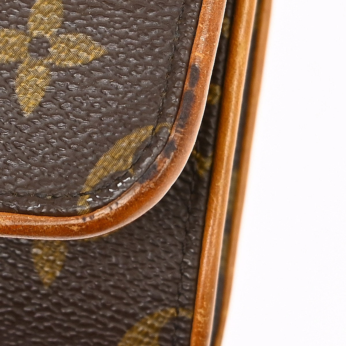 Louis Vuitton Twin Handbag Monogram Canvas Brown Canvas Clutche & Pouche Bag (Pre-Owned)