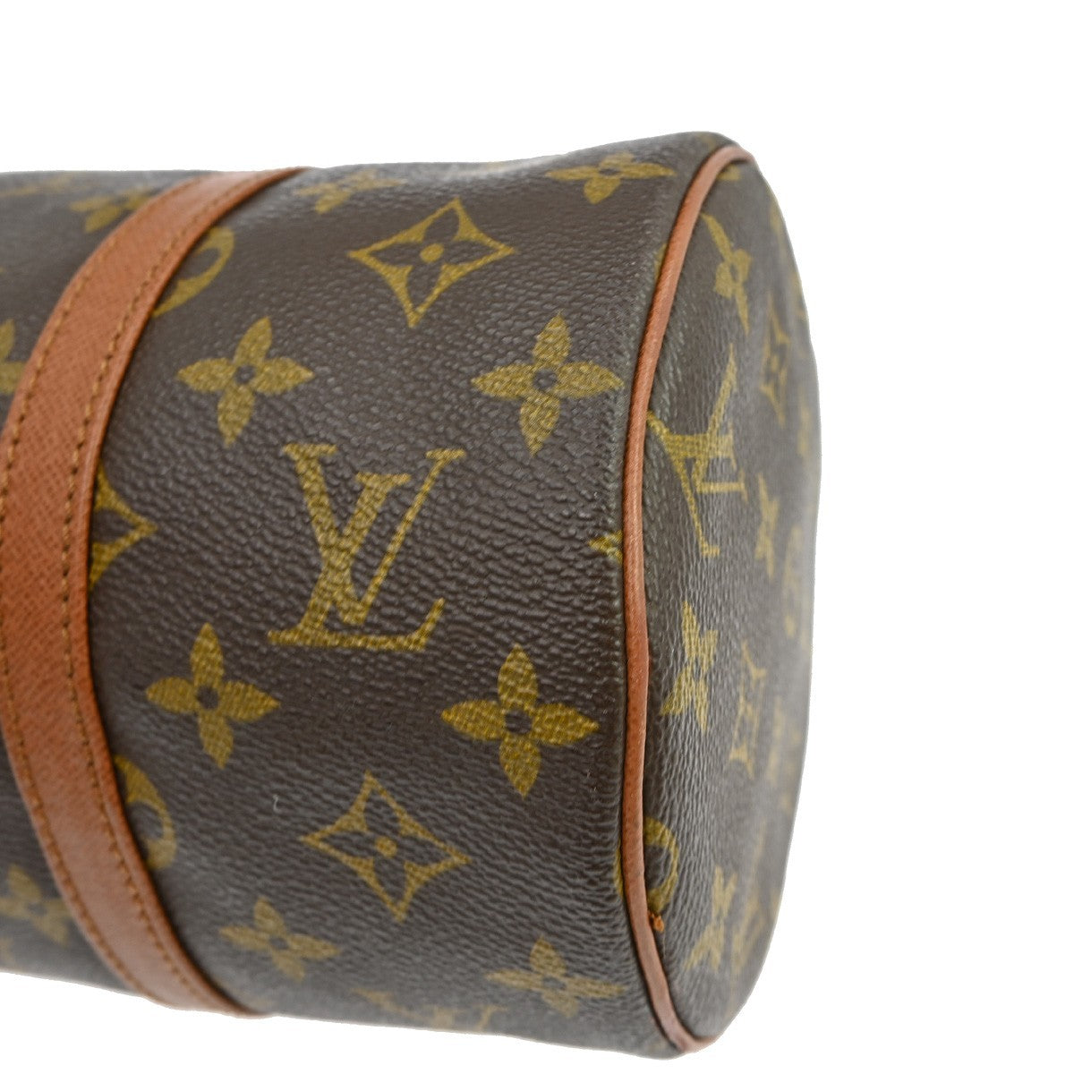 Louis Vuitton Papillon Handbag Monogram Canvas Brown Canvas Handbag (Pre-Owned)