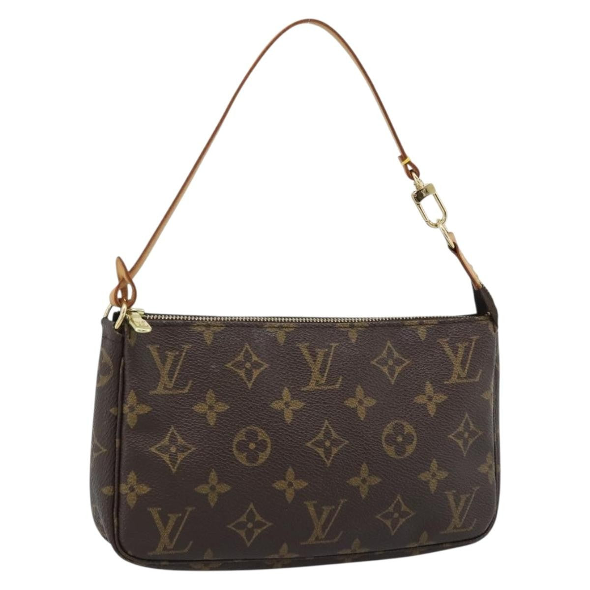 Louis Vuitton Pochette Accessoires Nm Monogram Canvas Brown Canvas Clutche & Pouche Bag (Pre-Owned)