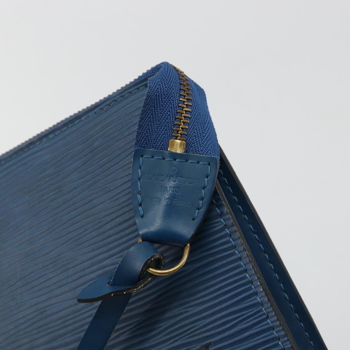 Louis Vuitton Pochette Accessoires Nm Epi Leather Blue Leather Clutche & Pouche Bag (Pre-Owned)