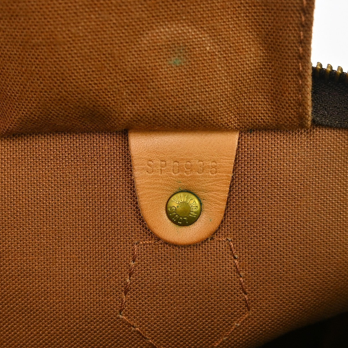Louis Vuitton Speedy Handbag Monogram Canvas Brown Canvas Handbag (Pre-Owned)
