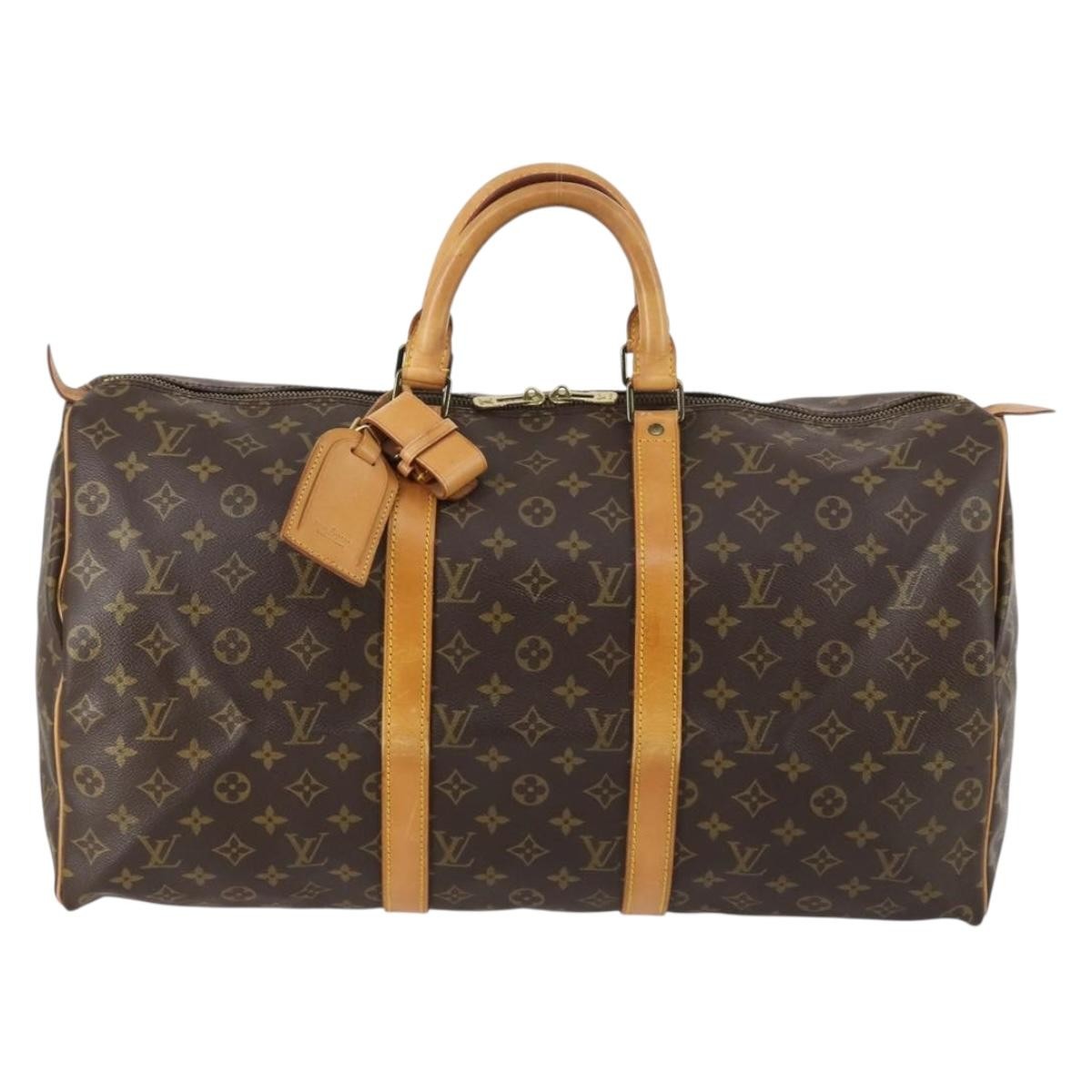 Louis Vuitton Keepall Bag Monogram Canvas Multicolour Canvas Travel Bag Bag (Pre-Owned)