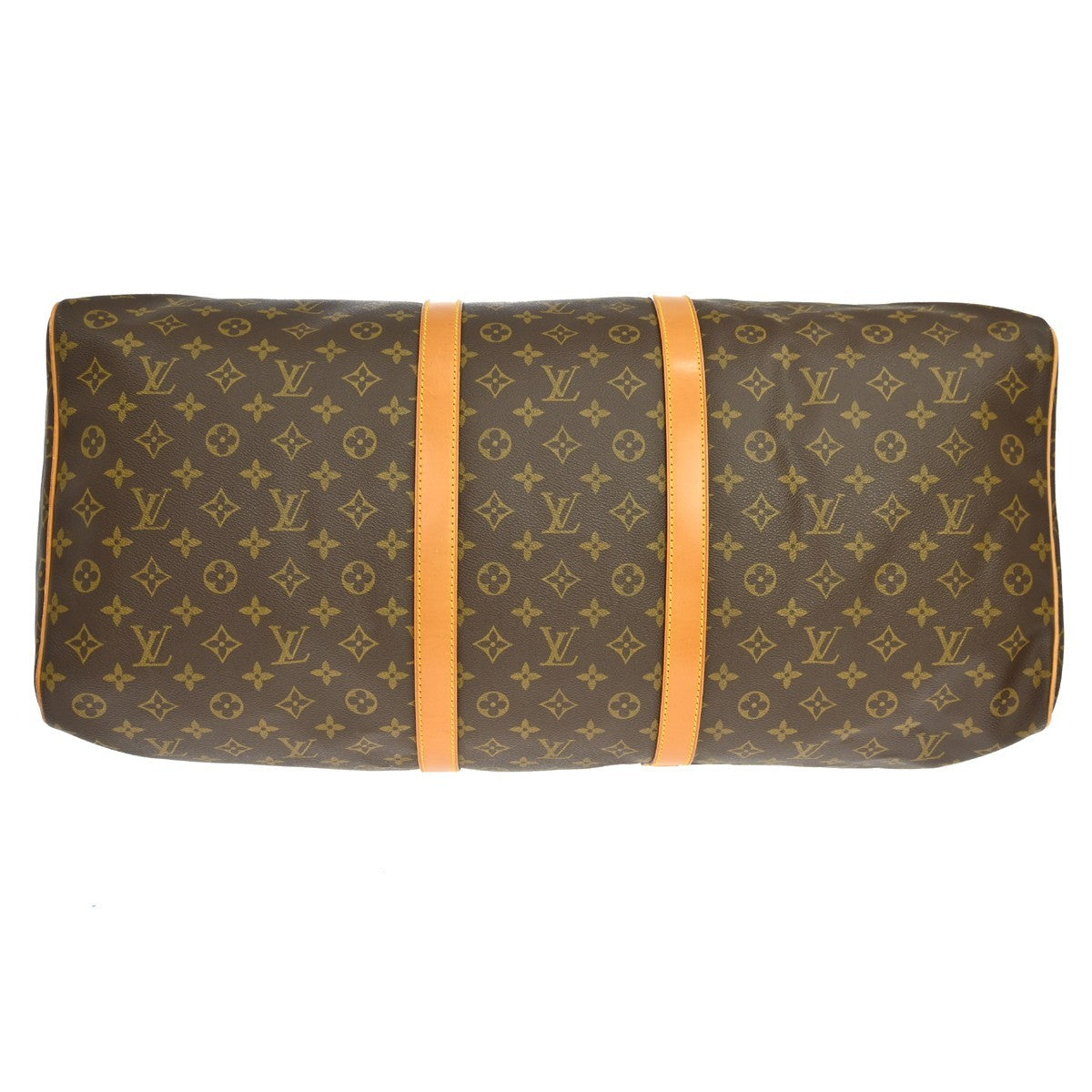 Louis Vuitton Keepall Bag Monogram Canvas Brown Canvas Travel Bag Bag (Pre-Owned)