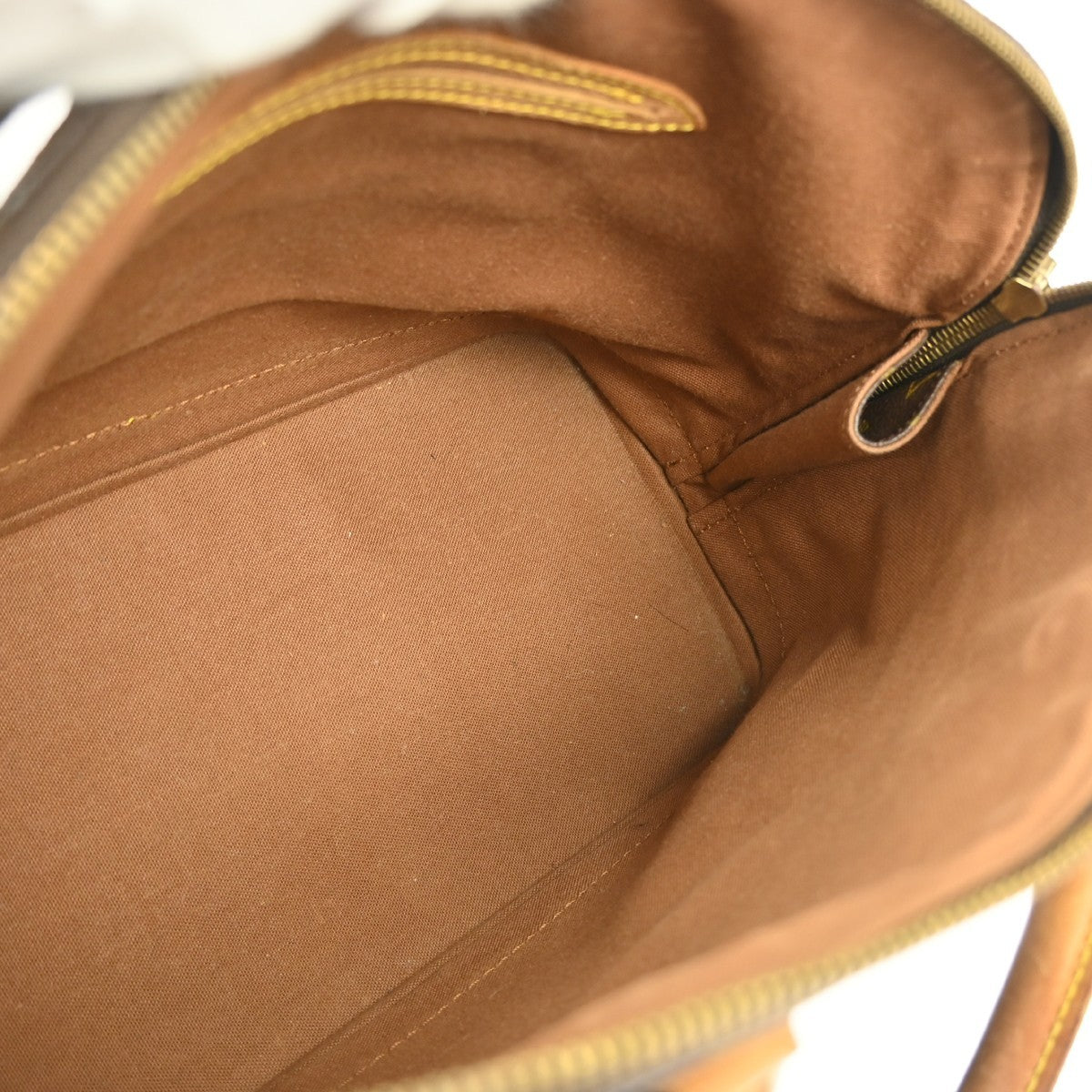 Louis Vuitton Alma Handbag Monogram Canvas Brown Canvas Handbag (Pre-Owned)