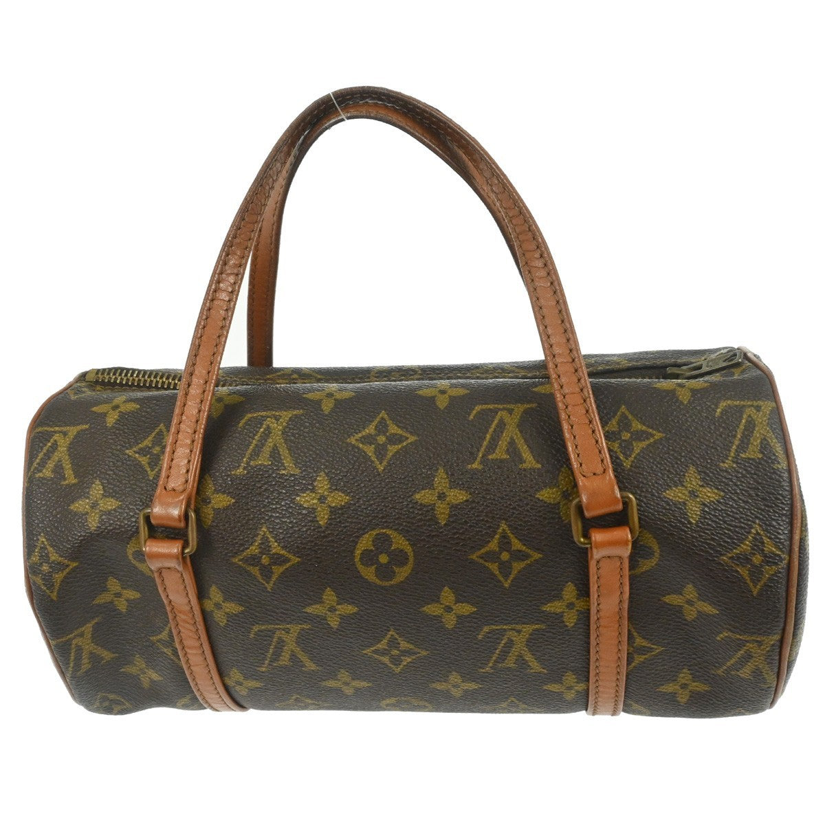 Louis Vuitton Papillon Handbag Monogram Canvas Brown Canvas Handbag (Pre-Owned)