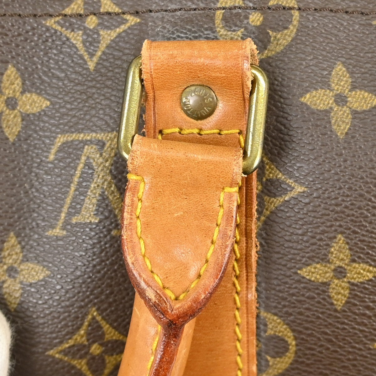 Louis Vuitton Keepall Bag Monogram Canvas Brown Canvas Travel Bag Bag (Pre-Owned)