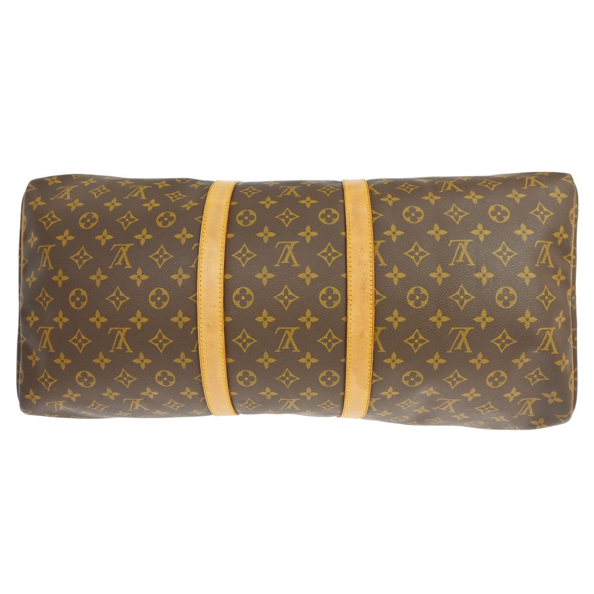 Louis Vuitton Keepall Bag Monogram Canvas Brown Canvas Travel Bag Bag (Pre-Owned)