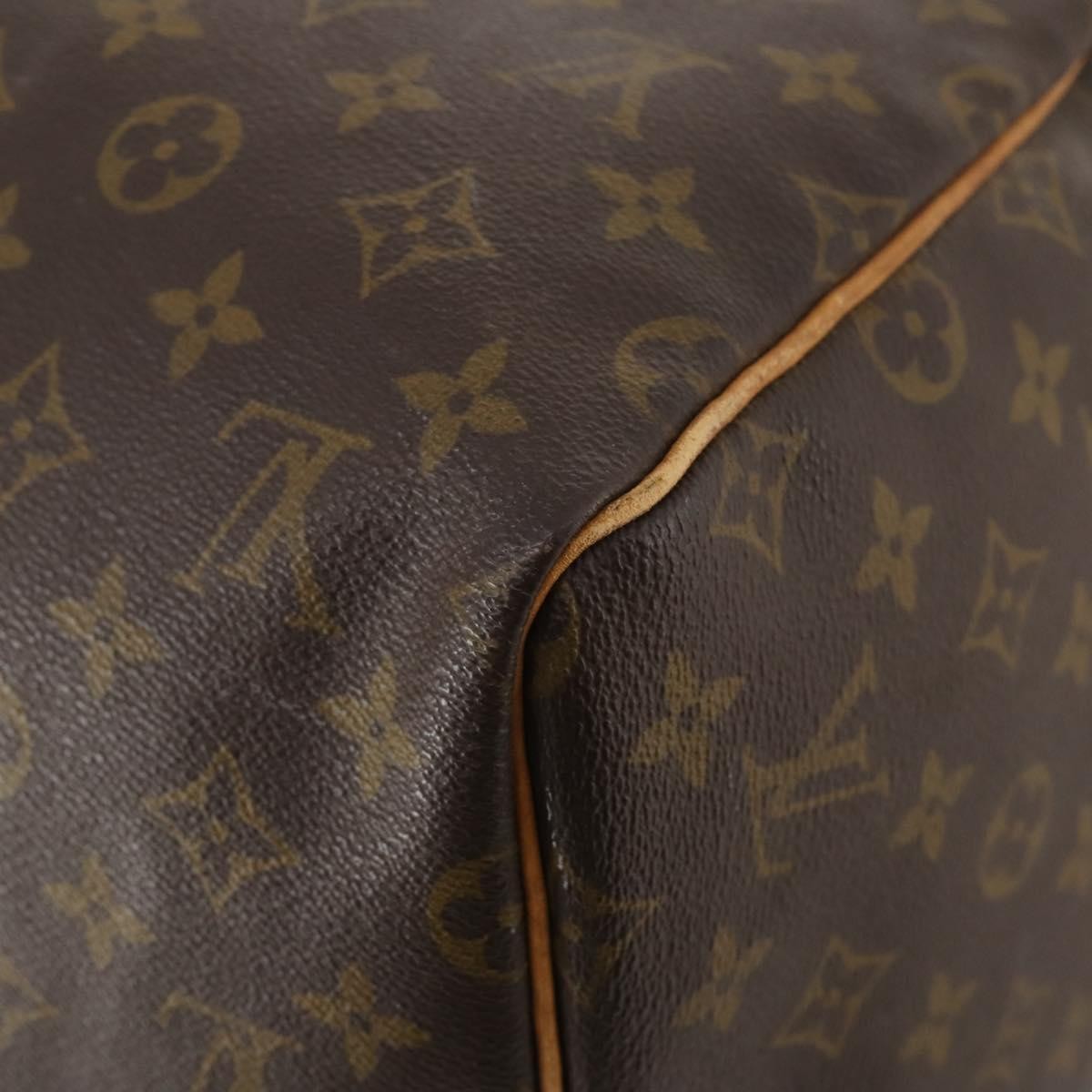Louis Vuitton Keepall Bag Monogram Canvas Brown Canvas Travel Bag Bag (Pre-Owned)