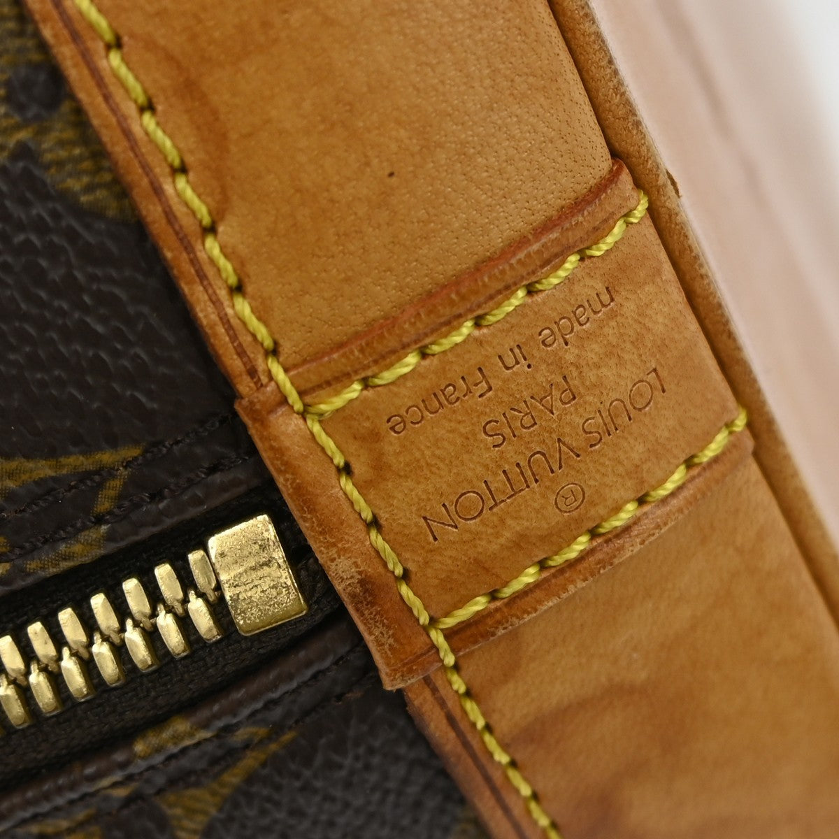 Louis Vuitton Alma Handbag Monogram Canvas Brown Canvas Handbag (Pre-Owned)