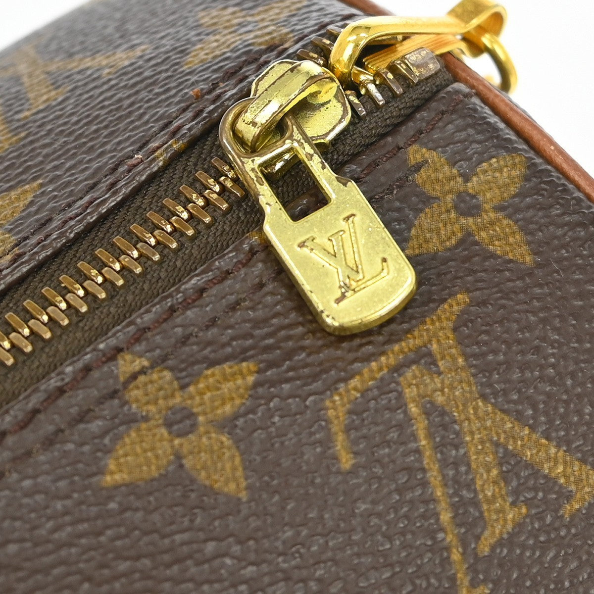 Louis Vuitton Papillon Handbag Monogram Canvas Brown Canvas Handbag (Pre-Owned)