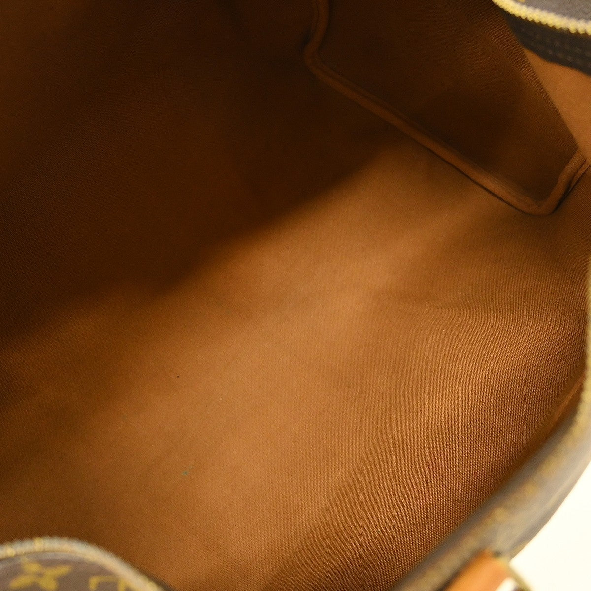 Louis Vuitton Speedy Handbag Monogram Canvas Brown Canvas Handbag (Pre-Owned)