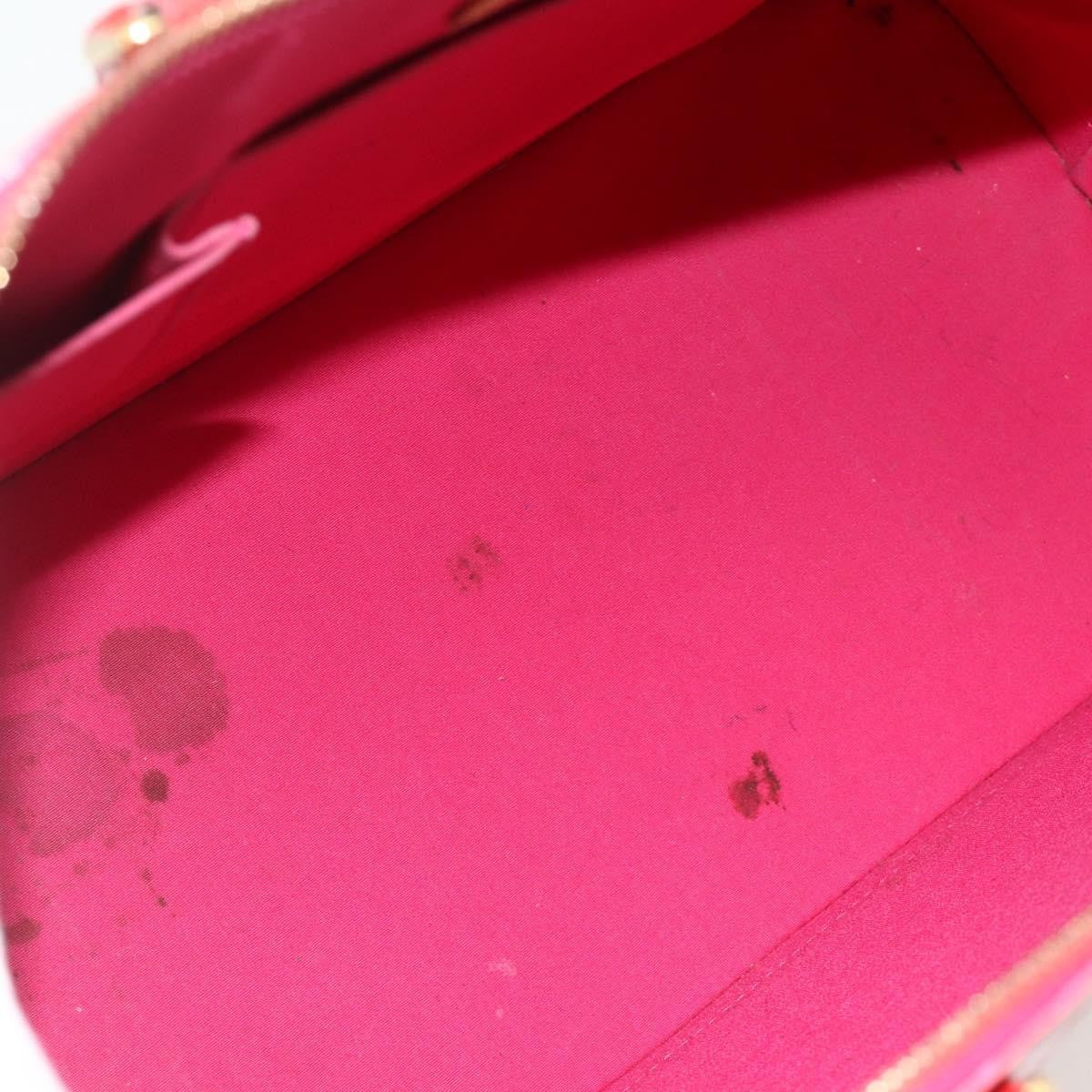 Louis Vuitton Alma Handbag Monogram Vernis Red Patent_Leather Handbag (Pre-Owned)