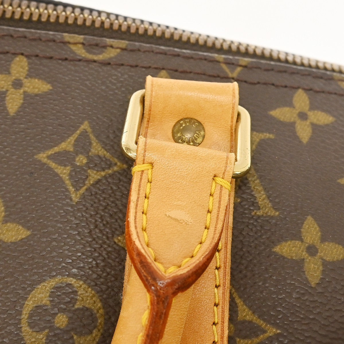 Louis Vuitton Keepall Bag Monogram Canvas Brown Canvas Travel Bag Bag (Pre-Owned)
