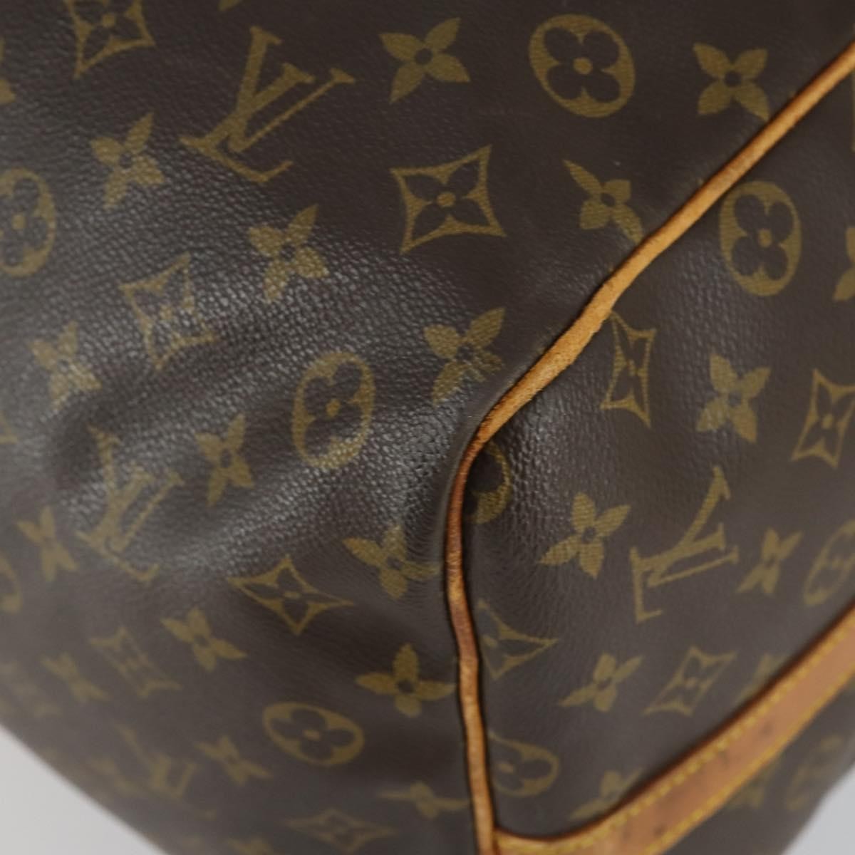 Louis Vuitton Keepall Bandouliere Bag Monogram Canvas Brown Canvas Travel Bag Bag (Pre-Owned)