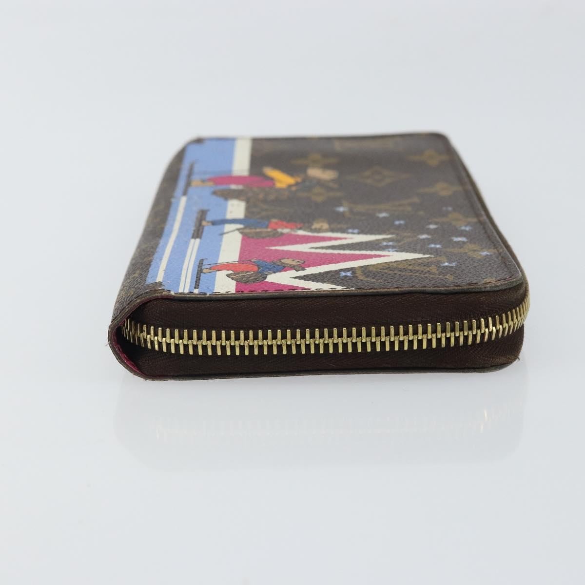 Louis Vuitton Zippy Wallet Canvas Brown Canvas Wallets Accessory (Pre-Owned)