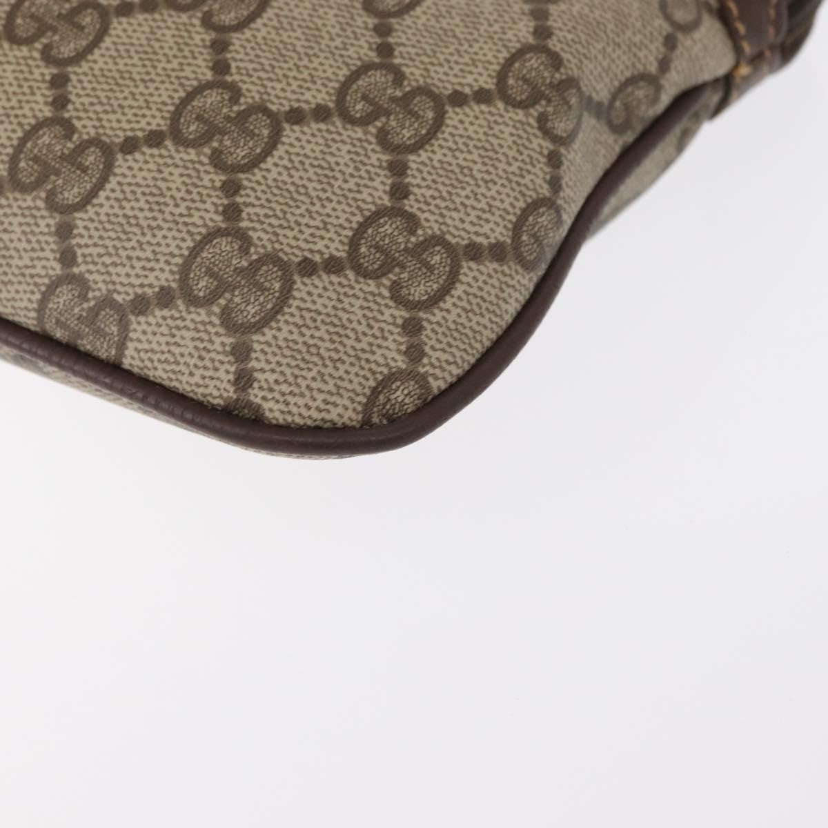 Gucci Vintage Web Crossbody Bag Gg Coated Canvas Beige Canvas Shoulder Bag Bag (Pre-Owned)
