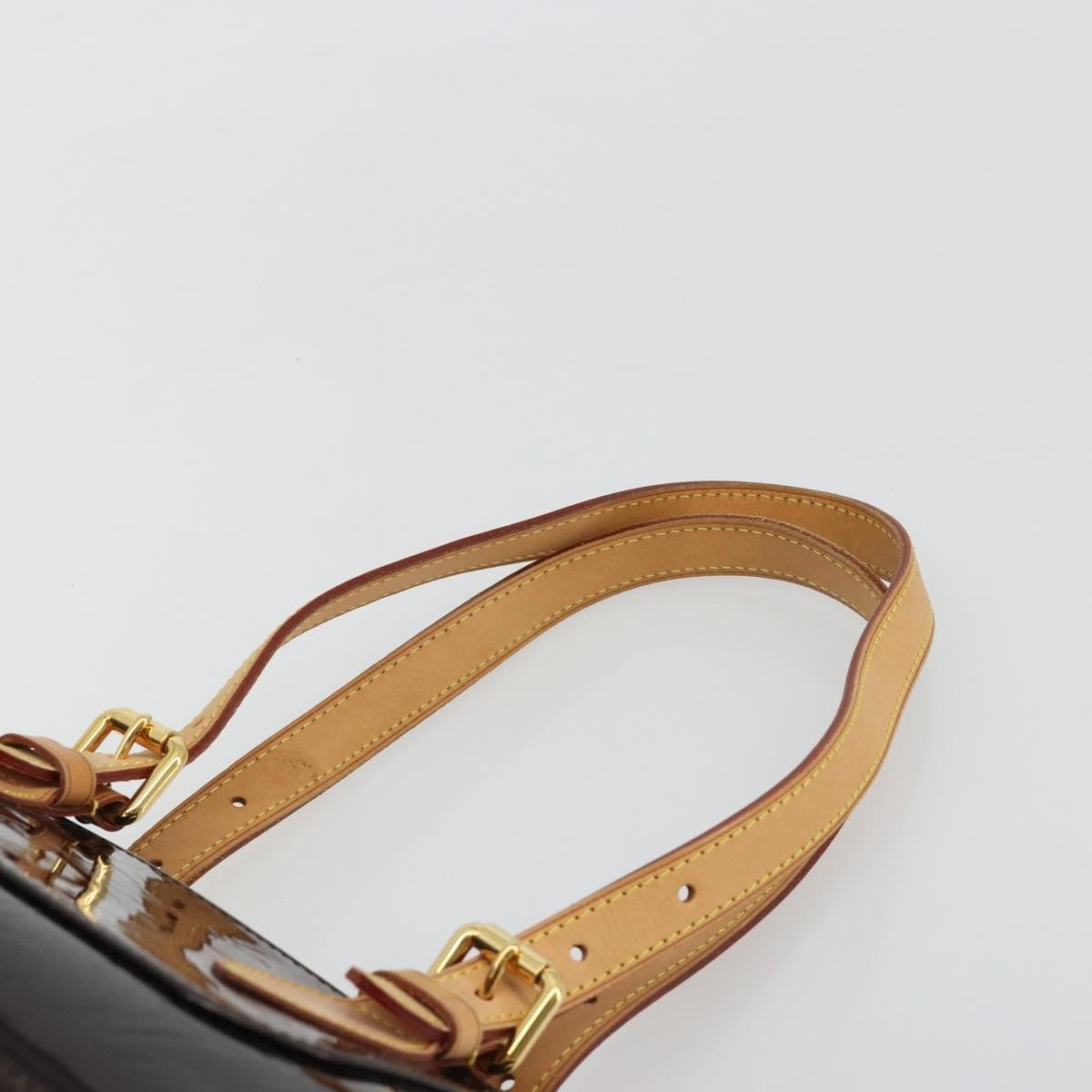 Louis Vuitton Rosewood Avenue Handbag Monogram Vernis Purple Patent_Leather Handbag (Pre-Owned)