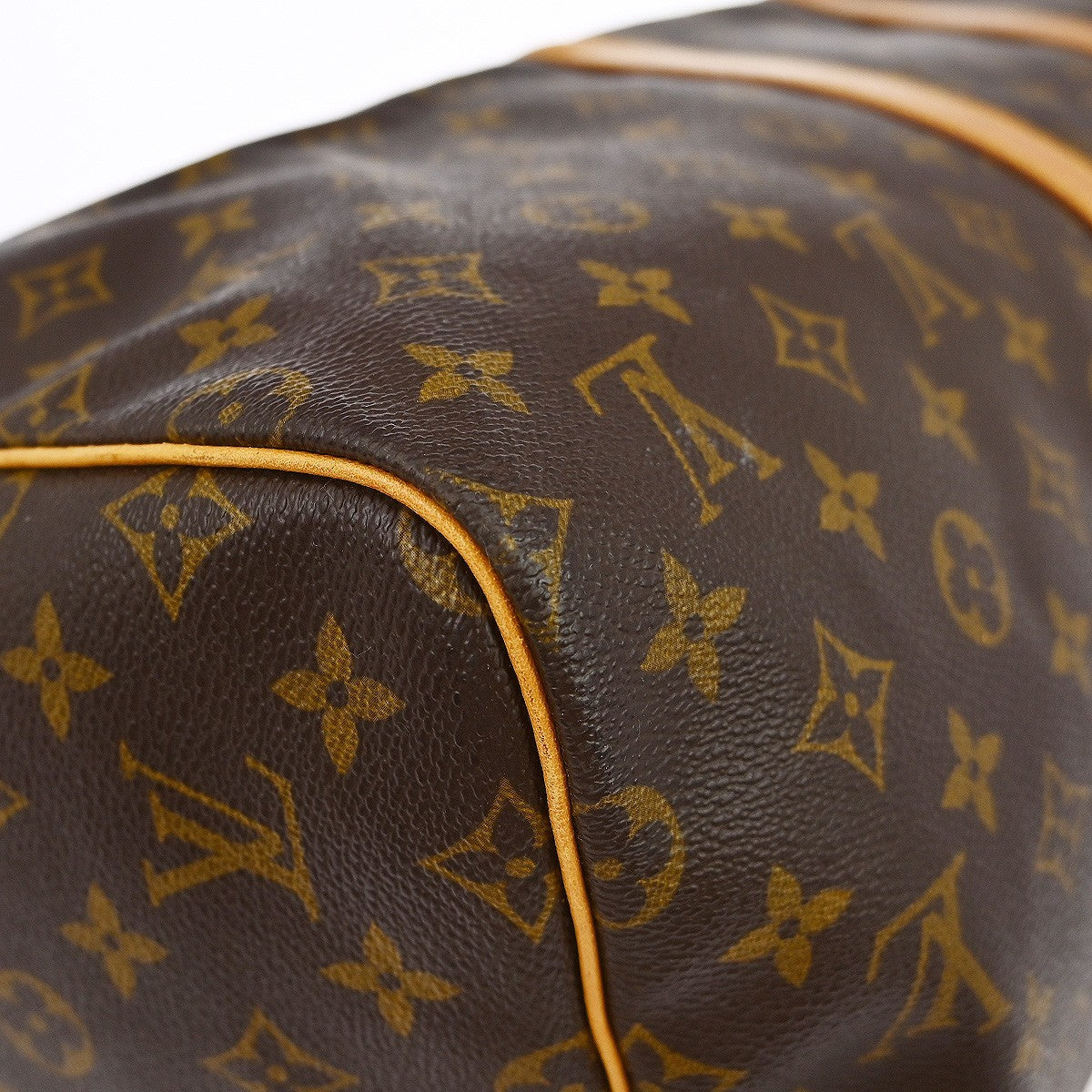 Louis Vuitton Keepall Bandouliere Bag Monogram Canvas Brown Canvas Travel Bag Bag (Pre-Owned)