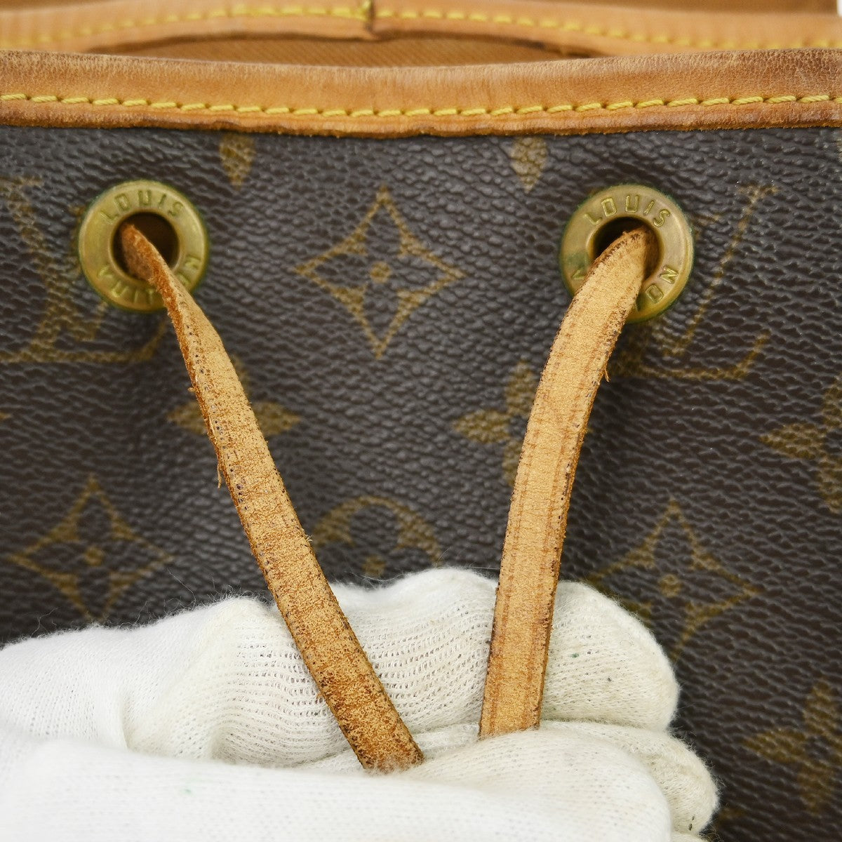Louis Vuitton Montsouris Backpack Monogram Canvas Brown Canvas Backpack Bag (Pre-Owned)