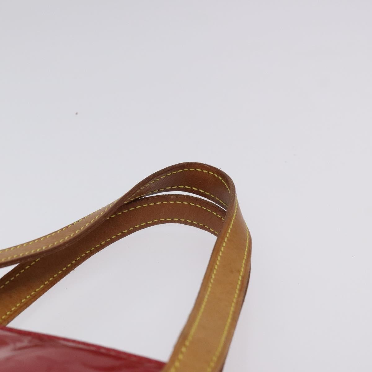 Louis Vuitton Reade Handbag Monogram Vernis Red Patent_Leather Handbag (Pre-Owned)