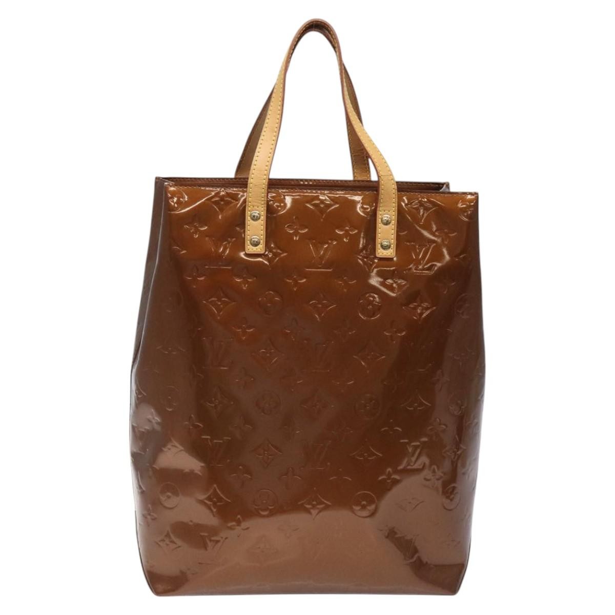 Louis Vuitton Reade Handbag Monogram Vernis Brown Patent_Leather Handbag (Pre-Owned)