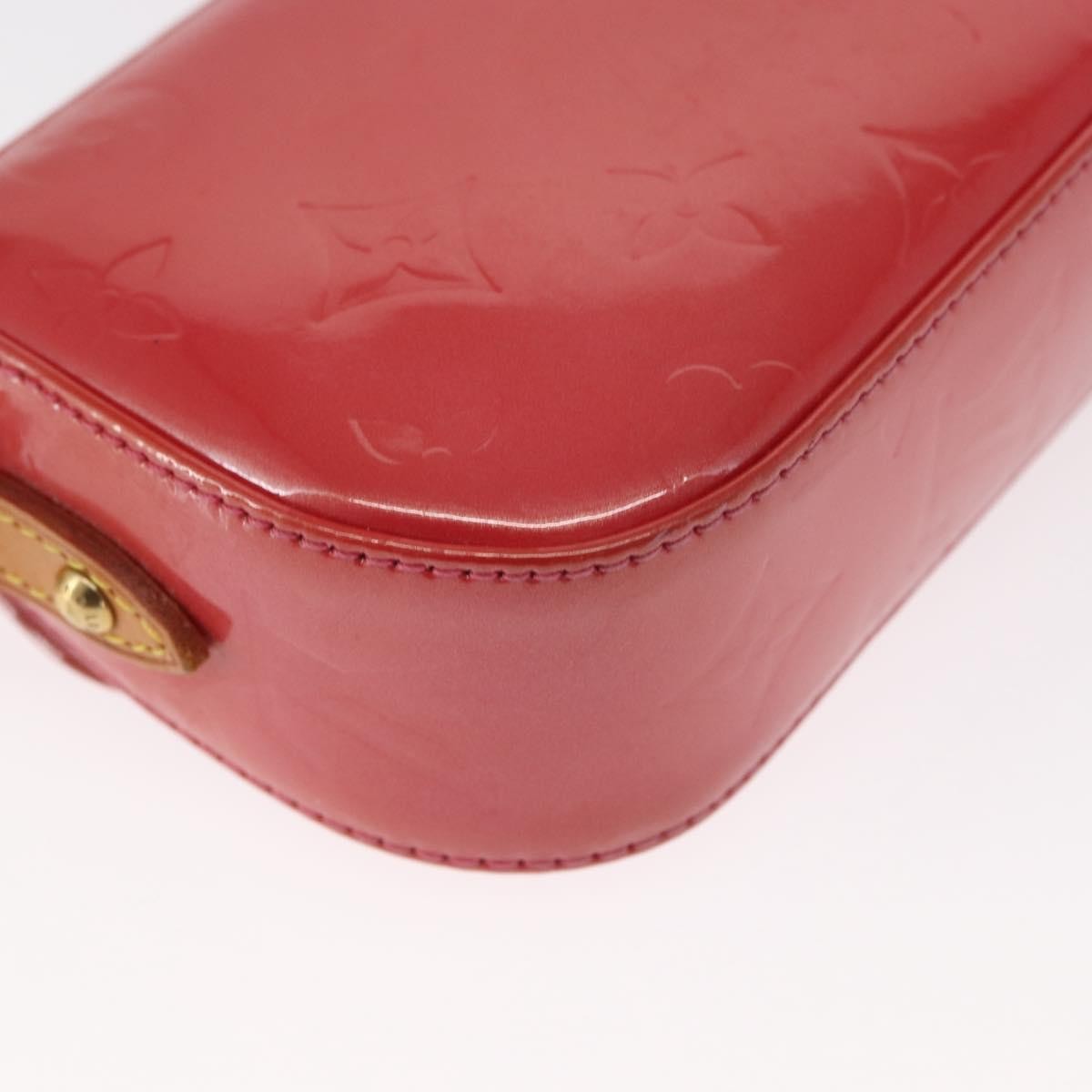 Louis Vuitton Malibu Street Handbag Monogram Vernis Red Patent_Leather Handbag (Pre-Owned)