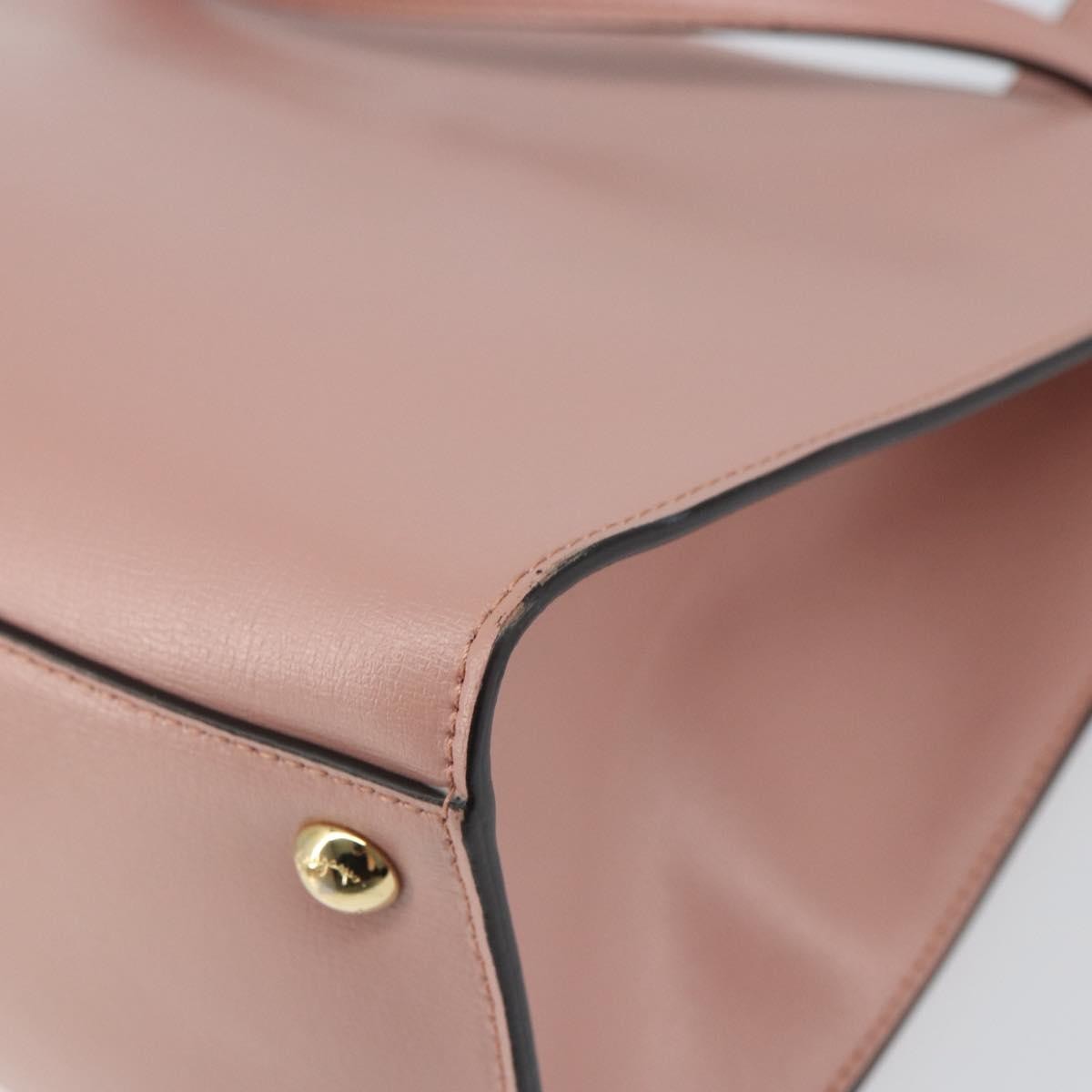 Salvatore Ferragamo Vara Bow Top Handle Convertible Tote Leather Pink Leather Tote Bag Bag (Pre-Owned)