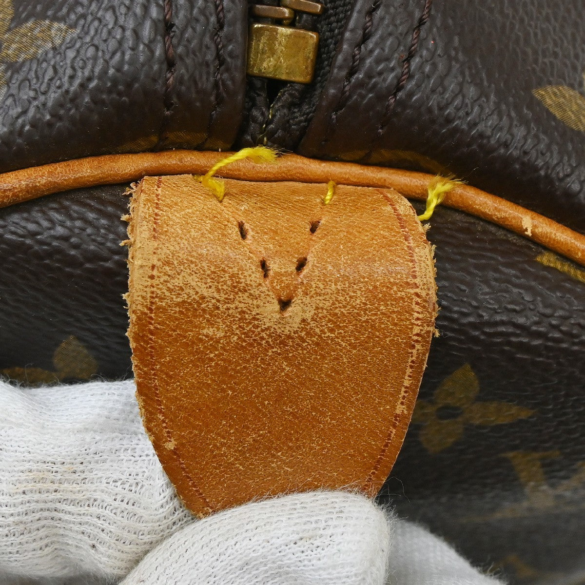 Louis Vuitton Keepall Bag Monogram Canvas Brown Canvas Travel Bag Bag (Pre-Owned)