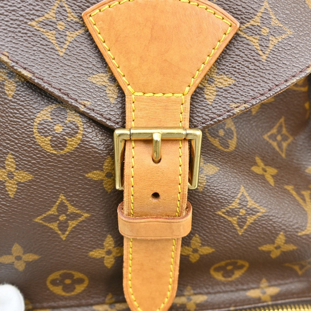 Louis Vuitton Vintage Montsouris Backpack Monogram Canvas Brown Canvas Backpack Bag (Pre-Owned)