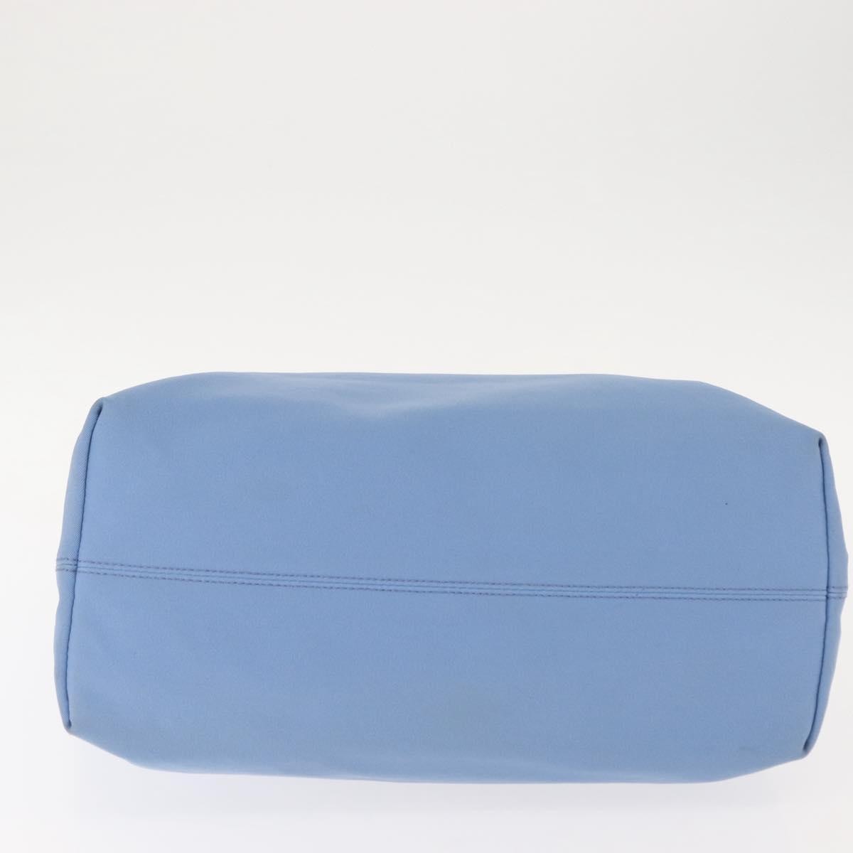 Salvatore Ferragamo Vala Tote Canvas Blue Canvas Tote Bag Bag (Pre-Owned)