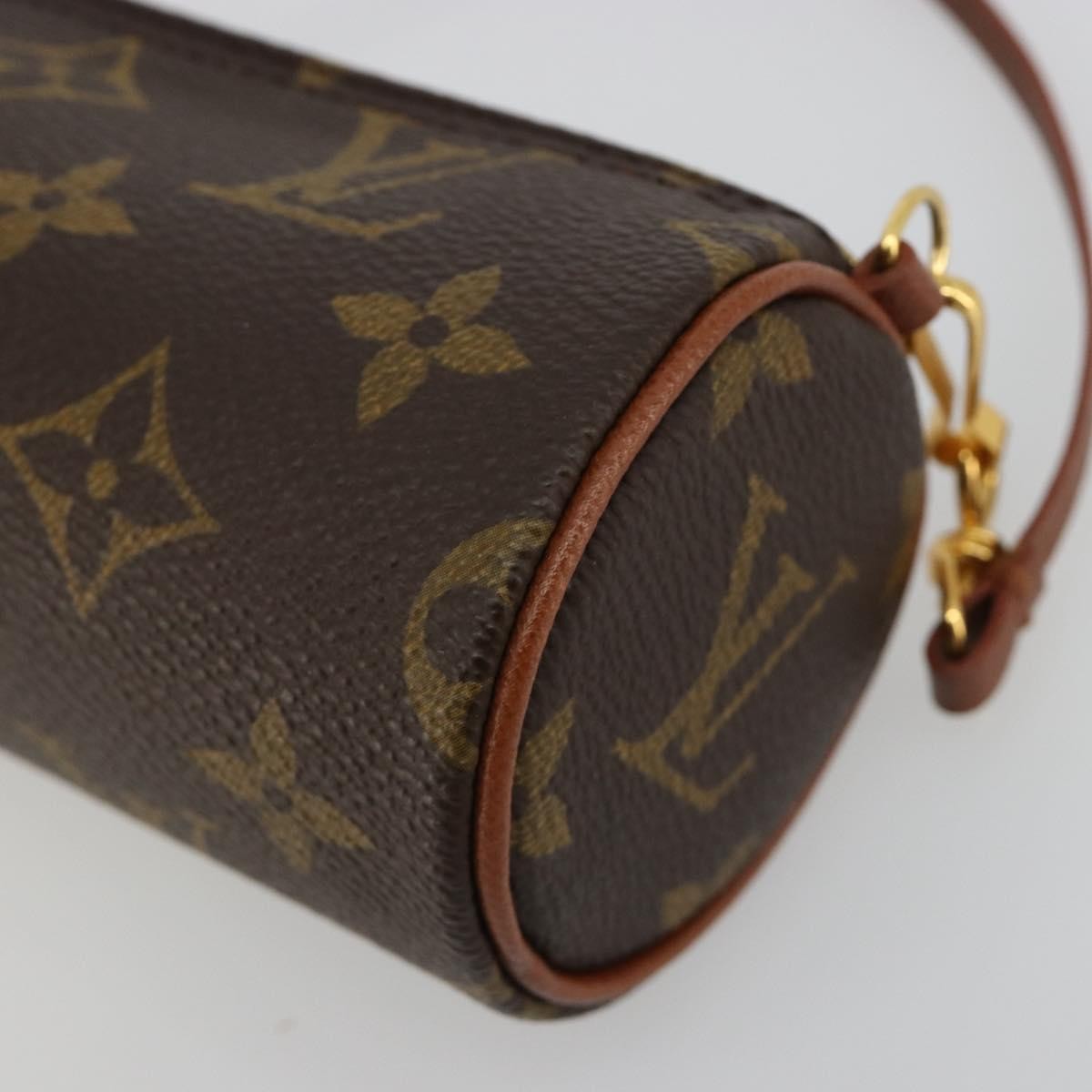 Louis Vuitton Papillon Pochette Monogram Canvas Brown Canvas Clutche & Pouche Bag (Pre-Owned)